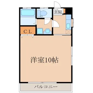 メープル西原【1階】の間取り