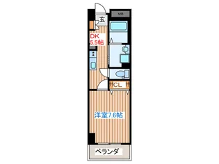 URBAN FLATS北上【3階】の間取り