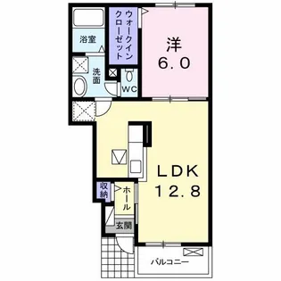 サンセットヒルII【1階】の間取り