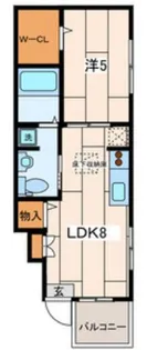 リビオン北軽井沢【1階】の間取り