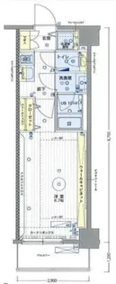 フュージョナル両国【6階】の間取り