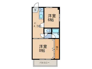 シティライフ43タカハ【5階】の間取り