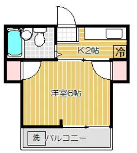 ベルウッド【3階】の間取り