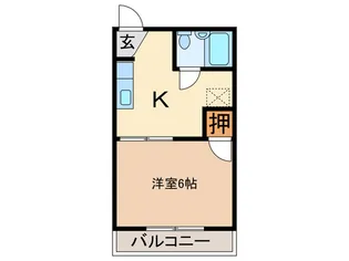 サンライズ清水【1階】の間取り