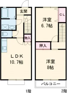 サンシャイン巴江の間取り