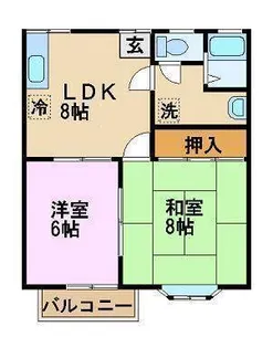 カーサみつはま【2階】の間取り