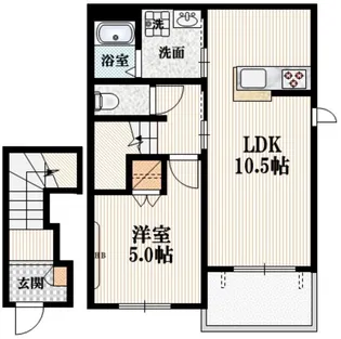 エルフリーデ【2階】の間取り