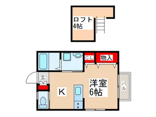 泉コ-ポII【2階】の間取り