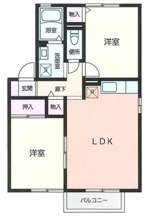 エクセルMITAKEII【2階】の間取り