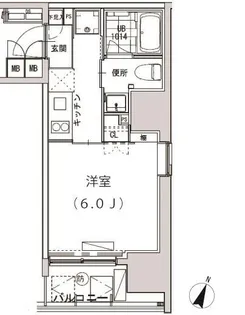 グランディオール広尾テラス【7階】の間取り
