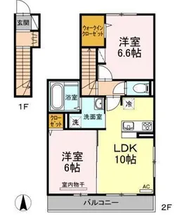 イーストパレス【2階】の間取り