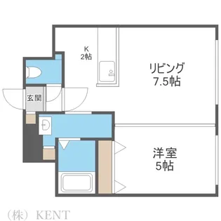 メゾンリエル【2階】の間取り