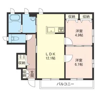 Hilo ヒロ【1階】の間取り