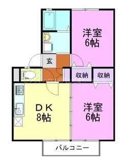 パナコートコーヨー C【2階】の間取り