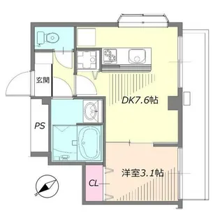 グランテラス【3階】の間取り