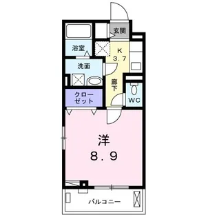 ネオ・グレイス 蕨【2階】の間取り
