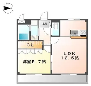 ルピナス ネオコート【1階】の間取り