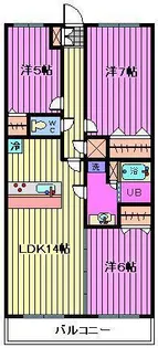 Firouge白幡【1階】の間取り