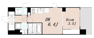 アーバンドルフ天満【9階】の間取り