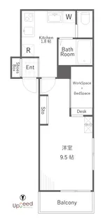 ココラス大久保【1階】の間取り