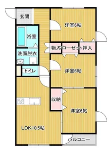 メゾン・ド・マルシュ【2階】の間取り