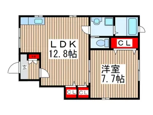 プロシード【1階】の間取り