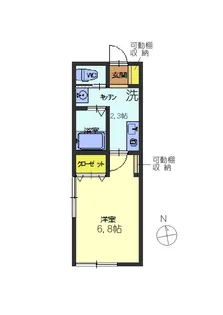 メゾンブリエ【2階】の間取り
