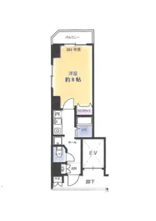 BELL WOOD西葛西【2階】の間取り