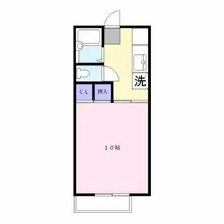 ヴィラ円城寺B棟【2階】の間取り