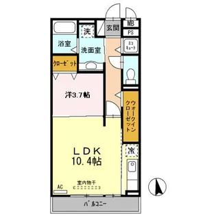 Comodo Satsuki【2階】の間取り