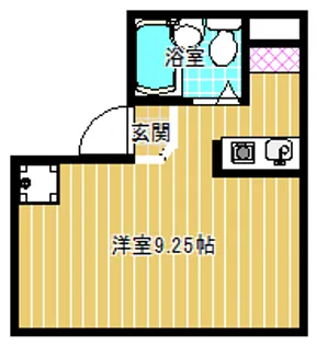 オリーブハウスII【3階】の間取り