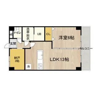 アバンハウスI【5階】の間取り