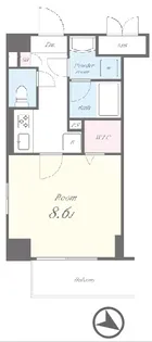 プラシード青山【3階】の間取り