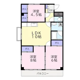 ヴィラ・グレース【1階】の間取り