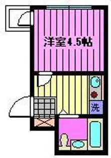 シティプラザ与野【1階】の間取り