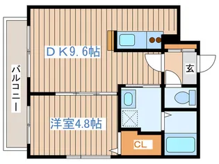 PRIME URBAN北11条【8階】の間取り