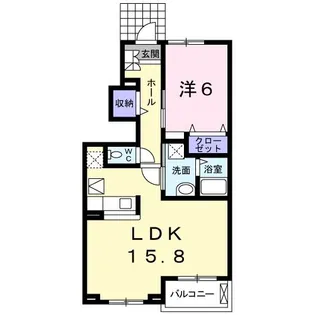 グランデイデアーレC【1階】の間取り