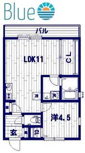 spruce逗子【2階】の間取り