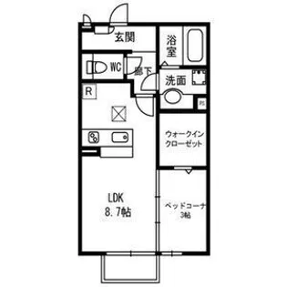 マインツァー・ホーフ【2階】の間取り