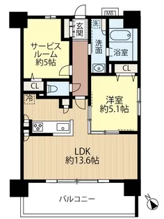 クラードゥレーヴ上尾【3階】の間取り