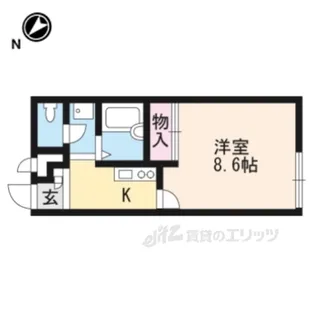 レオパレスグランヴィア東草津3【2階】の間取り