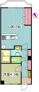 第2マルエンコーポ【3階】の間取り