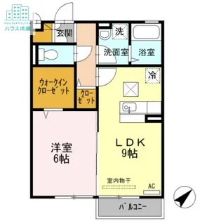 ニューハイツタリカド B棟【1階】の間取り