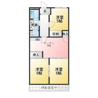 メゾンフリーダムS【1階】の間取り