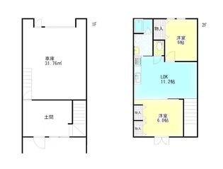 パークサイドテラス稲荷山IIの間取り