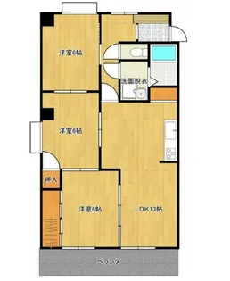 エミナンス弥富が丘 A棟【1階】の間取り