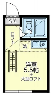 ユナイト上末吉サンロレンツォ【2階】の間取り
