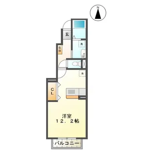 サイスフィールド II【1階】の間取り