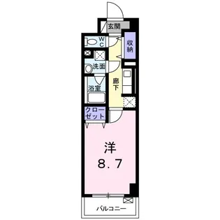 コリーヌ藤が丘【2階】の間取り
