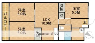 シティプラザ浜松【2階】の間取り